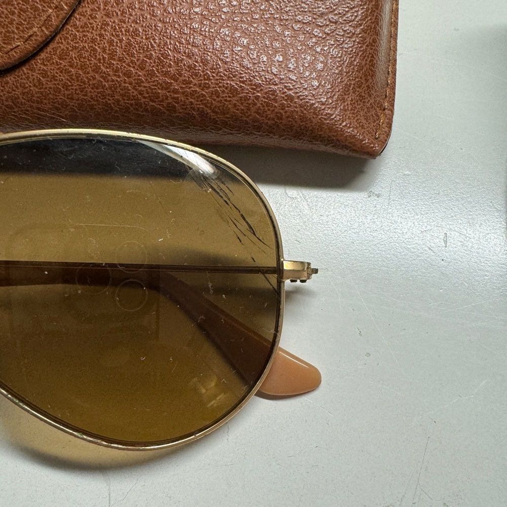 Ray-Ban Aviator Gradient Polarized- Matte Gold - image 4